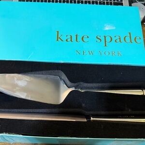Kate Spade New York Darling Point cake knife and server set
